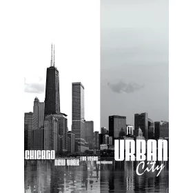   Urban City poszter, fotótapéta, Vlies  (184x254 cm, álló)