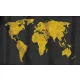 Világtérkép poszter, fotótapéta Vlies (208 x 146 cm)