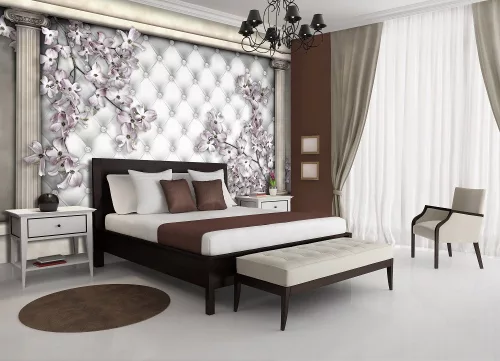 Virágok poszter, fotótapéta Vlies (312 x 219 cm)