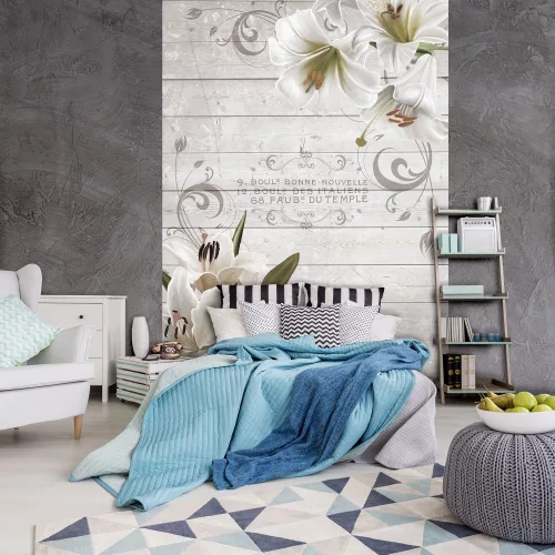 Virágok poszter, fotótapéta, Vlies  (184x254 cm, álló)