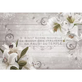 Virágok  poszter, fotótapéta, Vlies (104 x 70,5 cm)