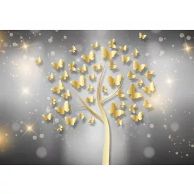 Absztrakt fa  poszter, fotótapéta, Vlies (104 x 70,5 cm)