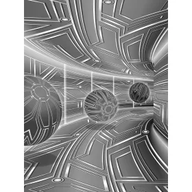 Absztrakt poszter, fotótapéta, Vlies  (184x254 cm, álló)