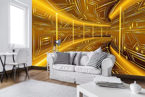 Absztrakt poszter, fotótapéta Vlies (208 x 146 cm)