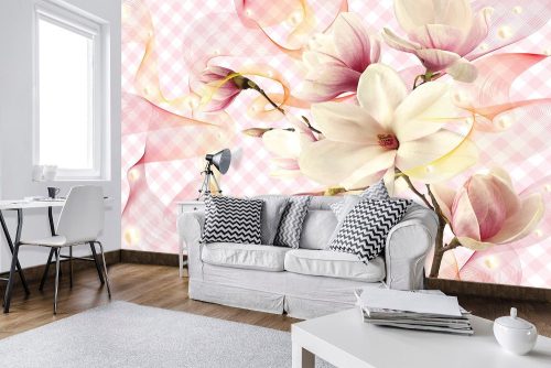 Virágok  poszter, fotótapéta, Vlies (104 x 70,5 cm)