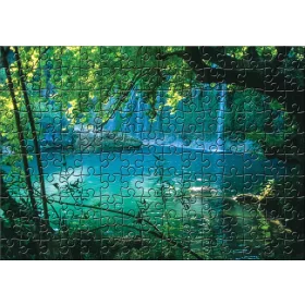 Puzzle pond  poszter, fotótapéta, Vlies (104 x 70,5 cm)