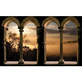 Naplemente poszter, fotótapéta, Vlies (104 x 70,5 cm)