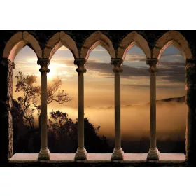 Naplemente poszter, fotótapéta, Vlies (104 x 70,5 cm)