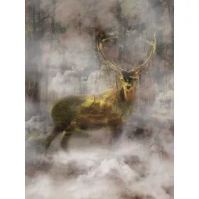 Szarvas poszter, fotótapéta, Vlies  (184x254 cm, álló)
