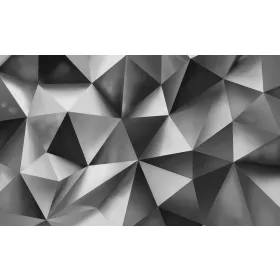 Ezüst absztrakt poszter, fotótapéta Vlies (368 x 254 cm)
