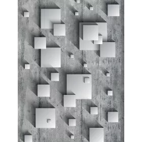   Négyzetek poszter, fotótapéta, Vlies  (184x254 cm, álló)