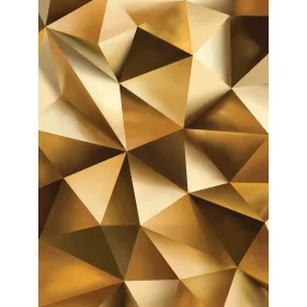   Arany absztrakt poszter, fotótapéta, Vlies  (184x254 cm, álló)
