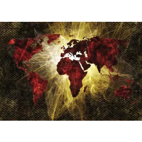 Világtérkép  poszter, fotótapéta, Vlies (104 x 70,5 cm)