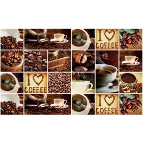 Kávé  poszter, fotótapéta, Vlies (104 x 70,5 cm)