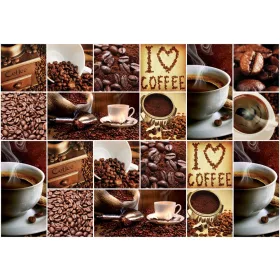 Kávé  poszter, fotótapéta, Vlies (104 x 70,5 cm)