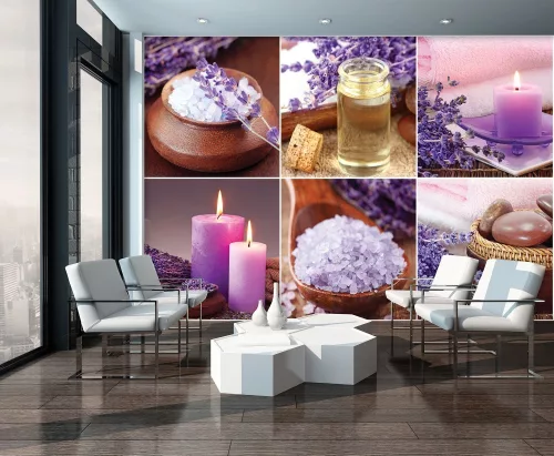 Levendula  poszter, fotótapéta, Vlies (104 x 70,5 cm)