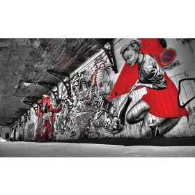 Graffiti  poszter, fotótapéta, Vlies (104 x 70,5 cm)