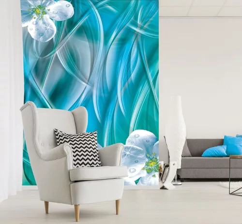 Virágok poszter, fotótapéta, Vlies  (184x254 cm, álló)