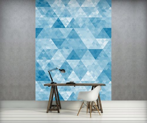 Kék minta poszter, fotótapéta, Vlies  (184x254 cm, álló)