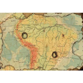 Dél-Amerika  poszter, fotótapéta, Vlies (104 x 70,5 cm)