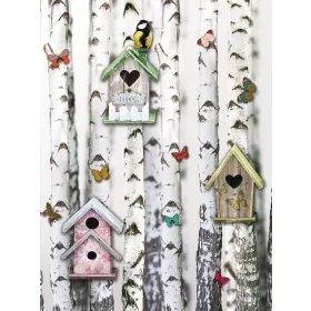   Madáretetők poszter, fotótapéta, Vlies  (206x275 cm, álló)