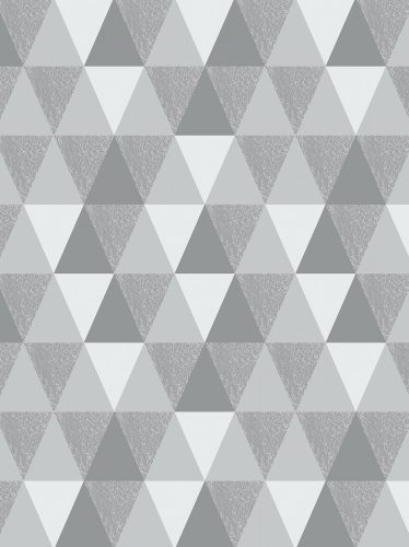 Szürke háromszögek poszter, fotótapéta, Vlies  (206x275 cm, álló)