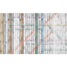 Deszkafal poszter, fotótapéta, Vlies (104 x 70,5 cm)