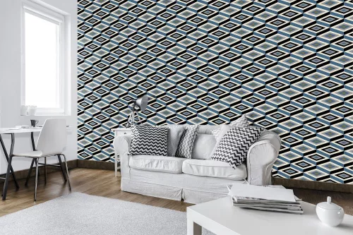 Absztrakt minta poszter, fotótapéta, Vlies (104 x 70,5 cm)