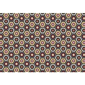 Absztrakt minta poszter, fotótapéta, Vlies (104 x 70,5 cm)