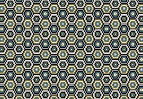 Absztrakt minta poszter, fotótapéta Vlies (208 x 146 cm)