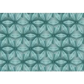   Absztrakt kristály  poszter, fotótapéta, Vlies (104 x 70,5 cm)