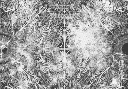 Absztrakt minta poszter, fotótapéta Vlies (152,5 x 104 cm)