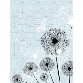   Absztrakt pitypangok poszter, fotótapéta, Vlies  (184x254 cm, álló)