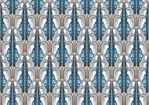 Absztrakt minta poszter, fotótapéta Vlies (208 x 146 cm)