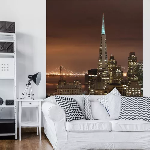 San Francisco poszter, fotótapéta, Vlies  (206x275 cm, álló)