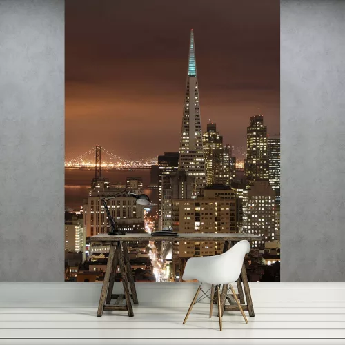 San Francisco poszter, fotótapéta, Vlies  (206x275 cm, álló)