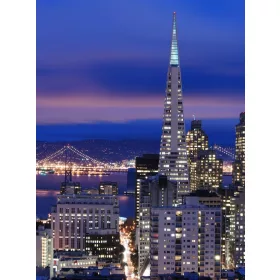   San Francisco poszter, fotótapéta, Vlies  (184x254 cm, álló)