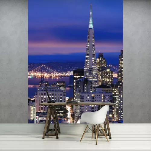 San Francisco poszter, fotótapéta, Vlies  (206x275 cm, álló)