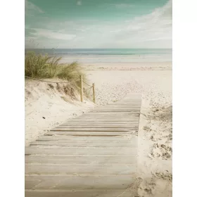   Út a tengerpartra poszter, fotótapéta, Vlies  (184x254 cm, álló)