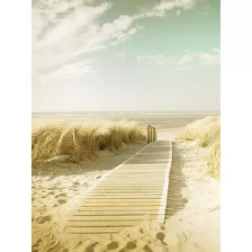   Út a tengerpartra poszter, fotótapéta, Vlies  (184x254 cm, álló)