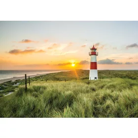   Világítótorony naplementében  poszter, fotótapéta, Vlies (104 x 70,5 cm)