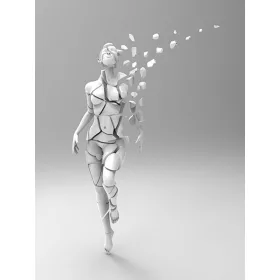   Törött szobor poszter, fotótapéta, Vlies  (184x254 cm, álló)