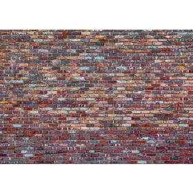  Színes téglafal   poszter, fotótapéta, Vlies (104 x 70,5 cm)