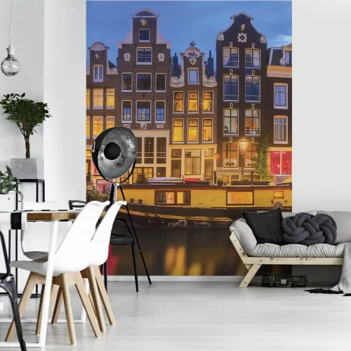 Amszterdam poszter, fotótapéta, Vlies  (184x254 cm, álló)
