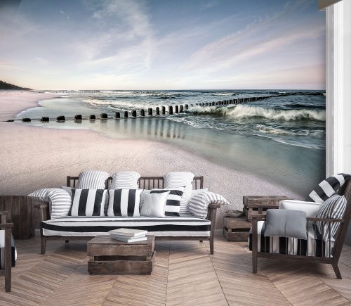 Tengerpart poszter, fotótapéta, Vlies (104 x 70,5 cm)