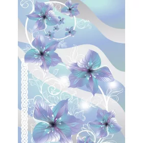   Virág minta poszter, fotótapéta, Vlies  (206x275 cm, álló)