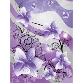   Virág minta poszter, fotótapéta, Vlies  (206x275 cm, álló)