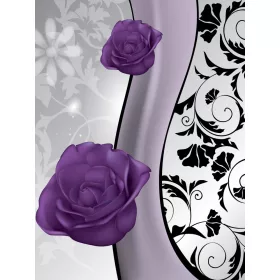   Virág minta poszter, fotótapéta, Vlies  (206x275 cm, álló)