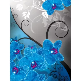   Virág minta poszter, fotótapéta, Vlies  (206x275 cm, álló)