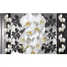 Virág minta poszter, fotótapéta, Vlies (104 x 70,5 cm)